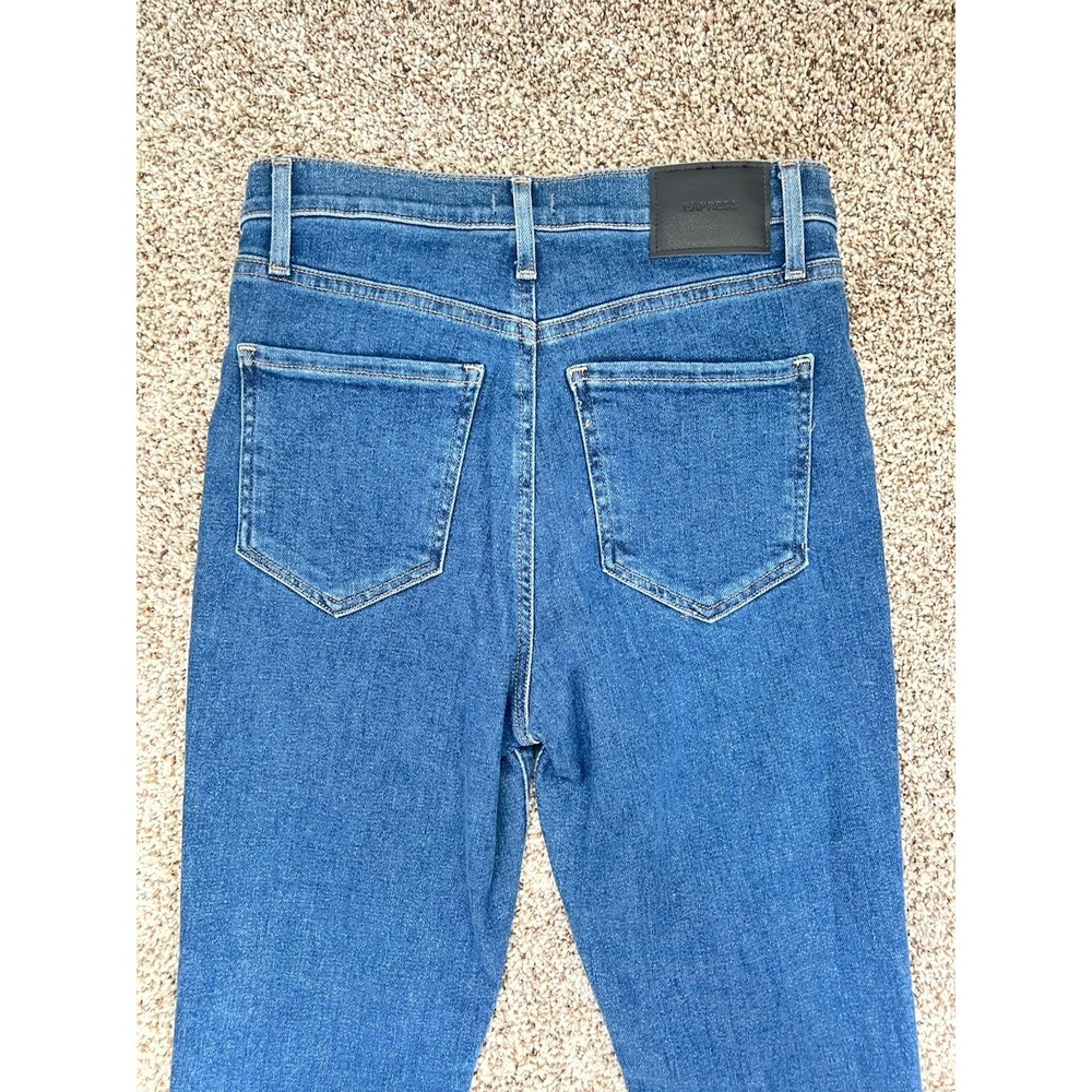 Express Women's Jeans Size 6R High Rise Cropped Flare Denim NWT - Picture 6 of 6